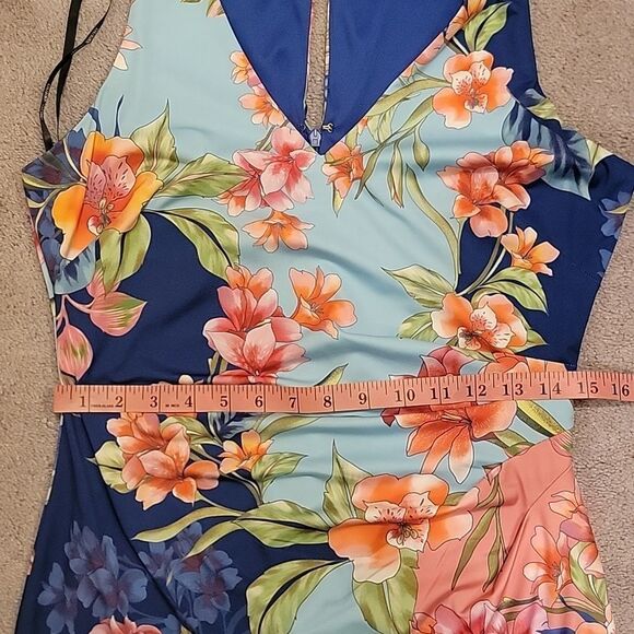 Guess Floral Sleeveless Dress Sz 8 - Picture 8 of 12
